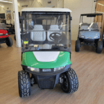 Custom golf cart green paint job