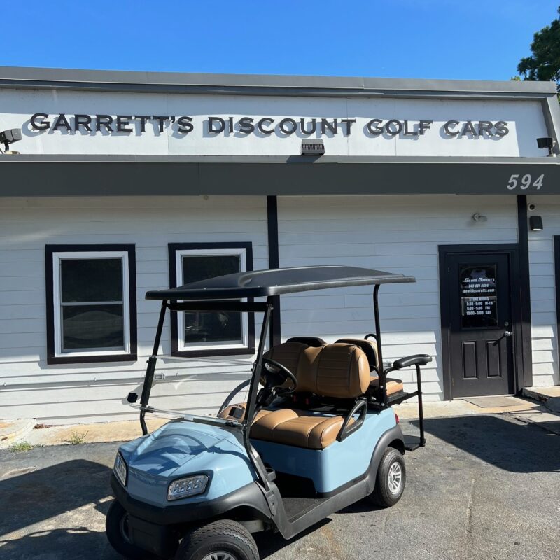 Custom built E-Z-GO golf cart