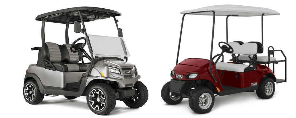 Club Car vs. EZGO Banner