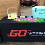 Garrett's Easter Giveaway setup.