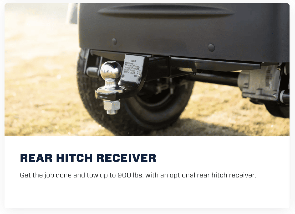 Cushman Rear Hitch Receiver 