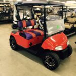 Clemson custom golf cart.