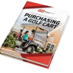 book cover for the definitive guide to purchasing a golf cart