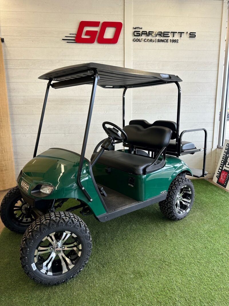 green golf cart