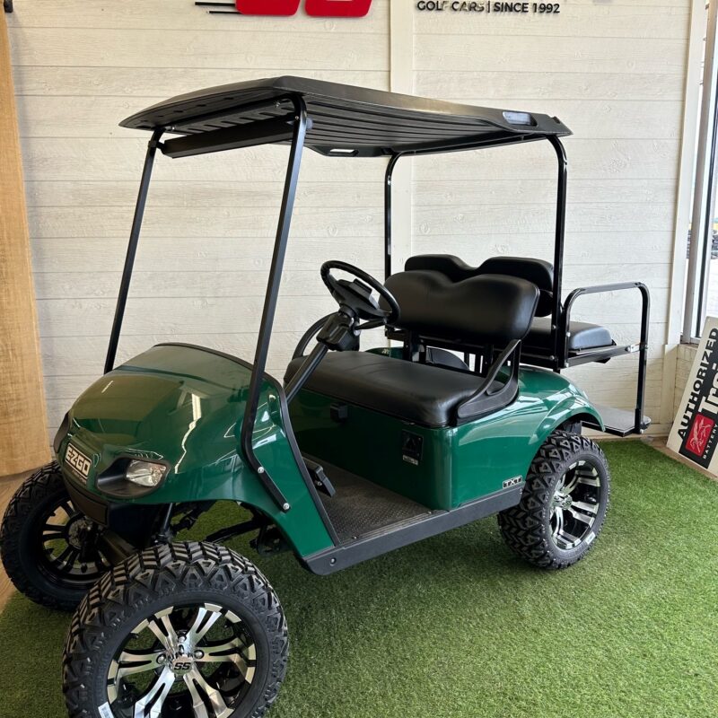 green golf cart