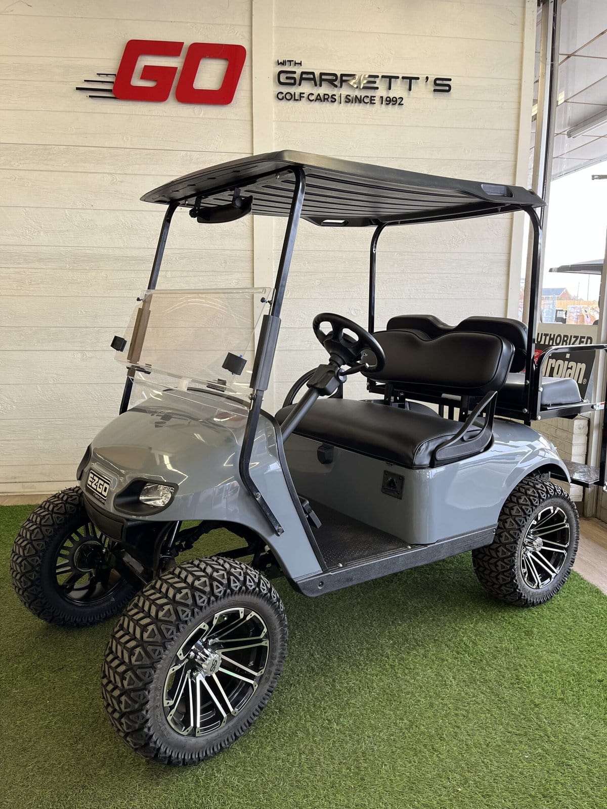 033 - 2019 EZGO TXT Electric-4-Seater Ocean Gray - Go With