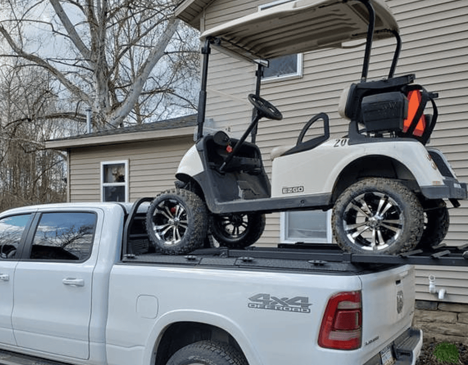 Golf Cart in Truck