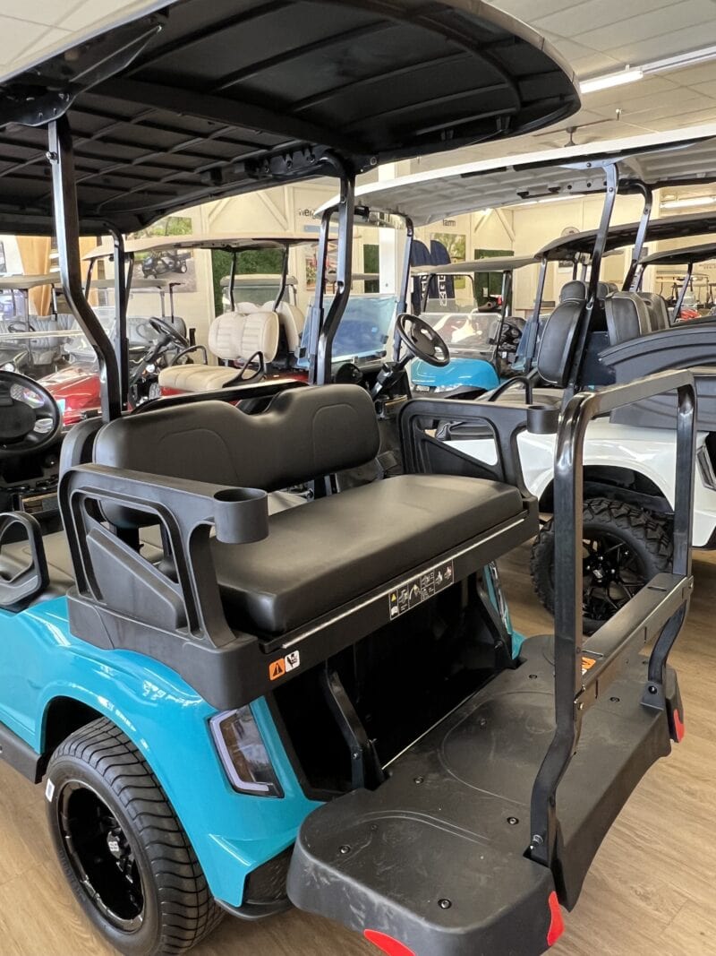 #016 - Available Now!    2020 EZGO RXV with Apex Body/Miami Blue - Image 4