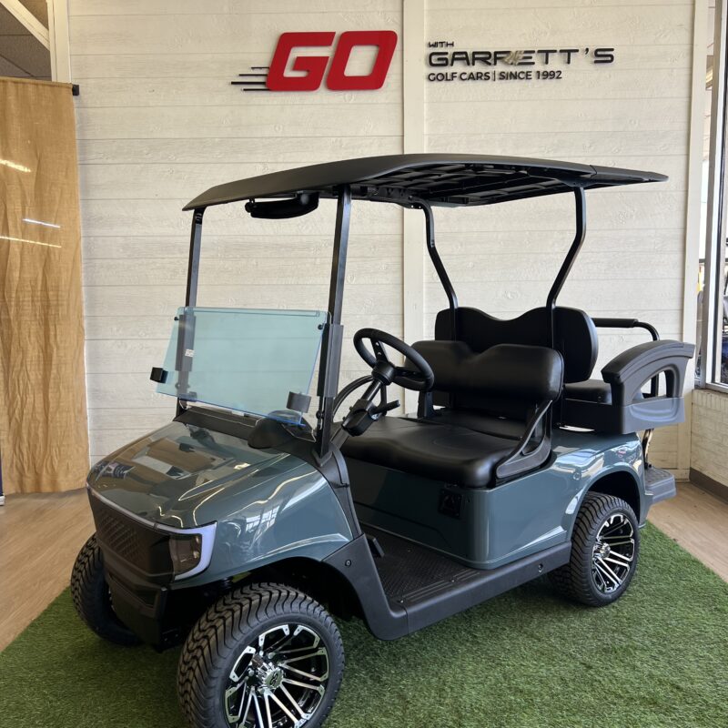 #030 -Available Now!  2020 EZGO RXV with Apex Body/Steel Blue