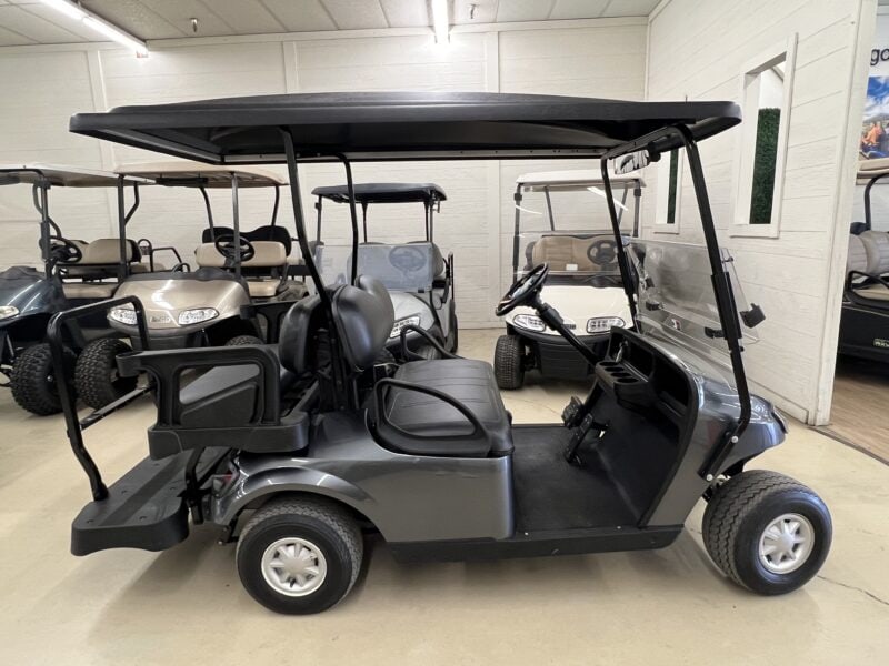#038 - 2018 EZGO TXT Electric - Charcoal Grey, New Batteries - Image 4