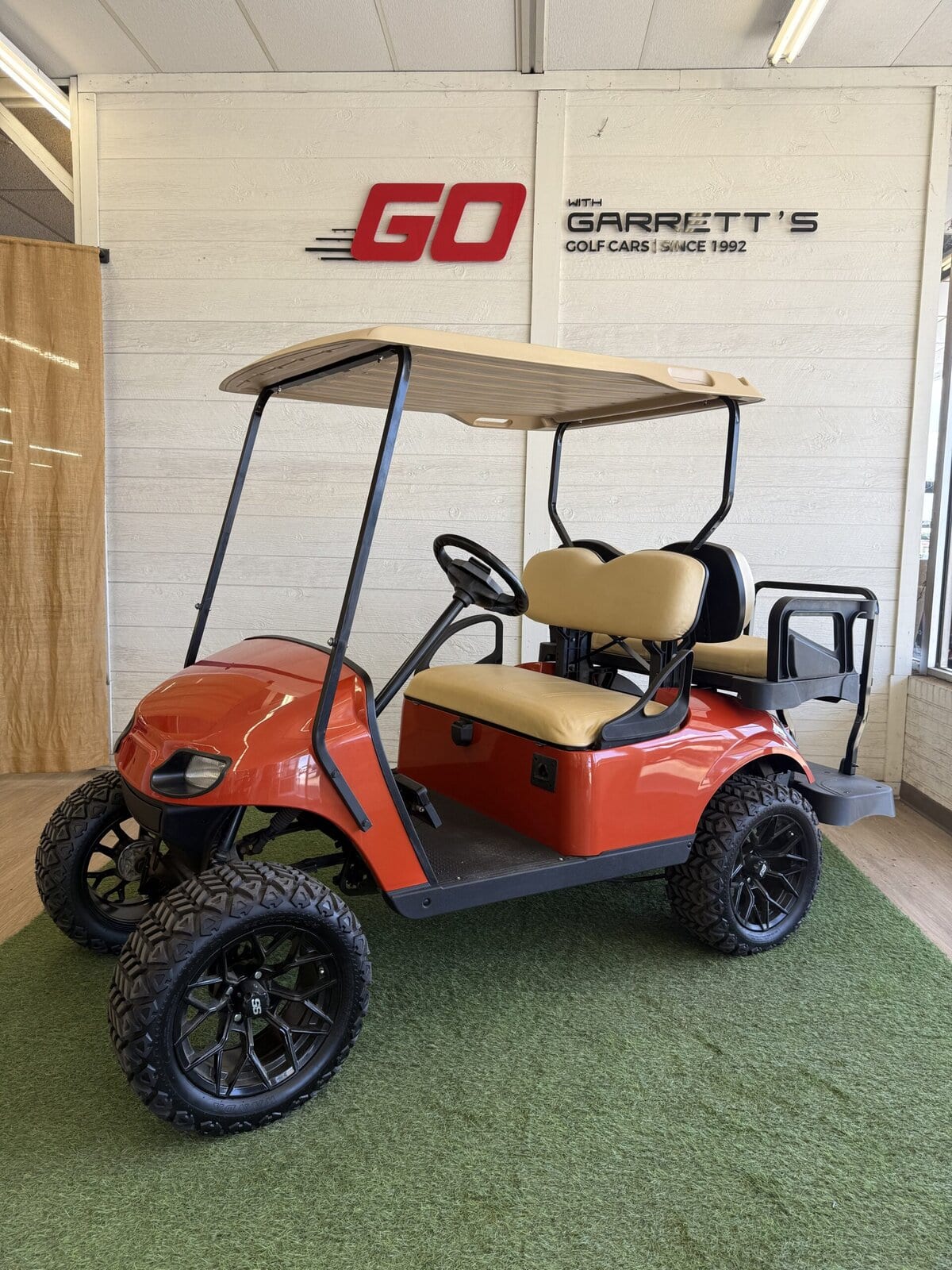 #40 - E-Z-GO Tangerine Orange TXT/PDS 48 Volt (New Batteries)