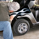 golf cart painter