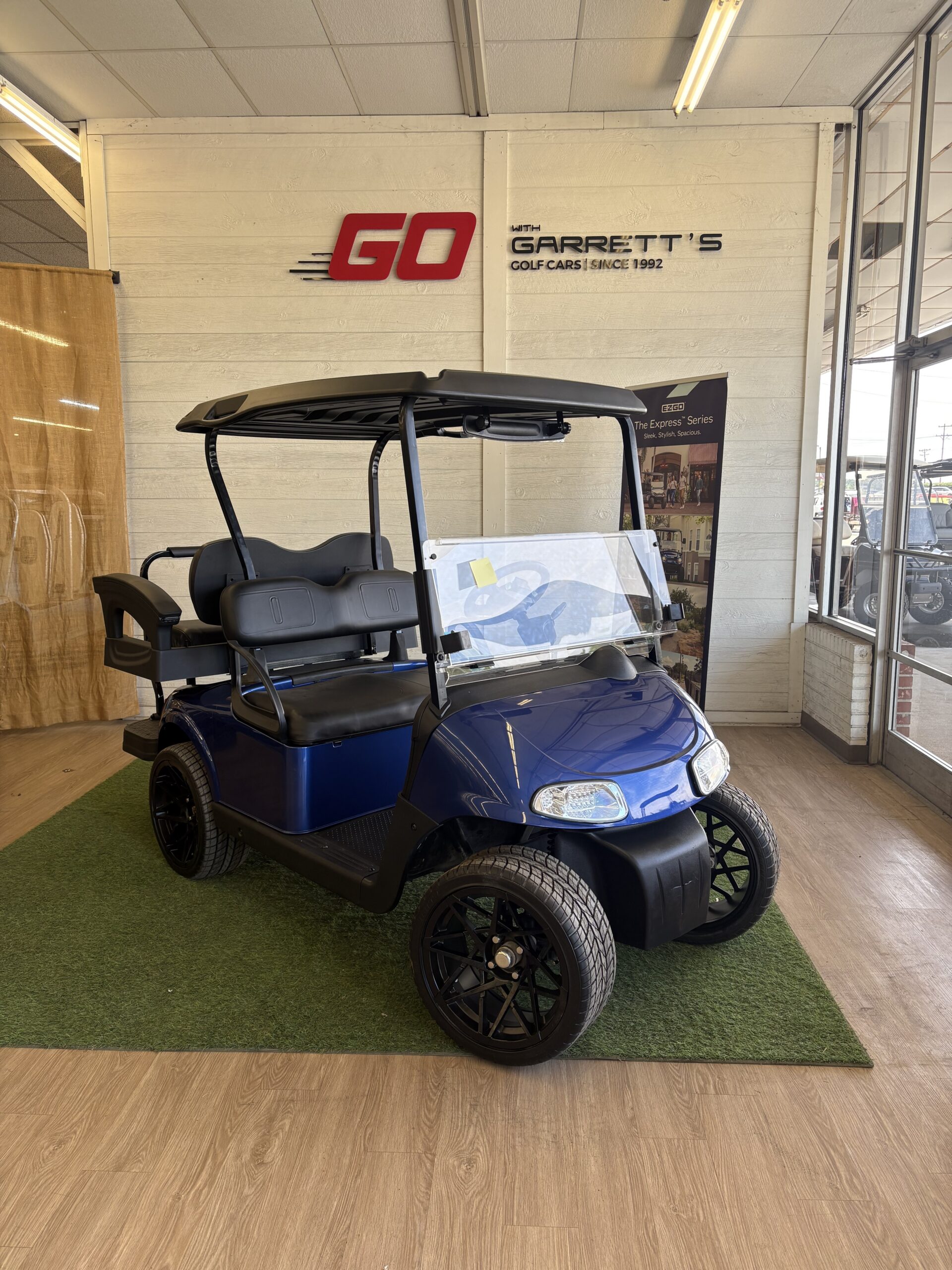 #6 - E-Z-GO Metallic Blue RXV (New Lithium Battery)