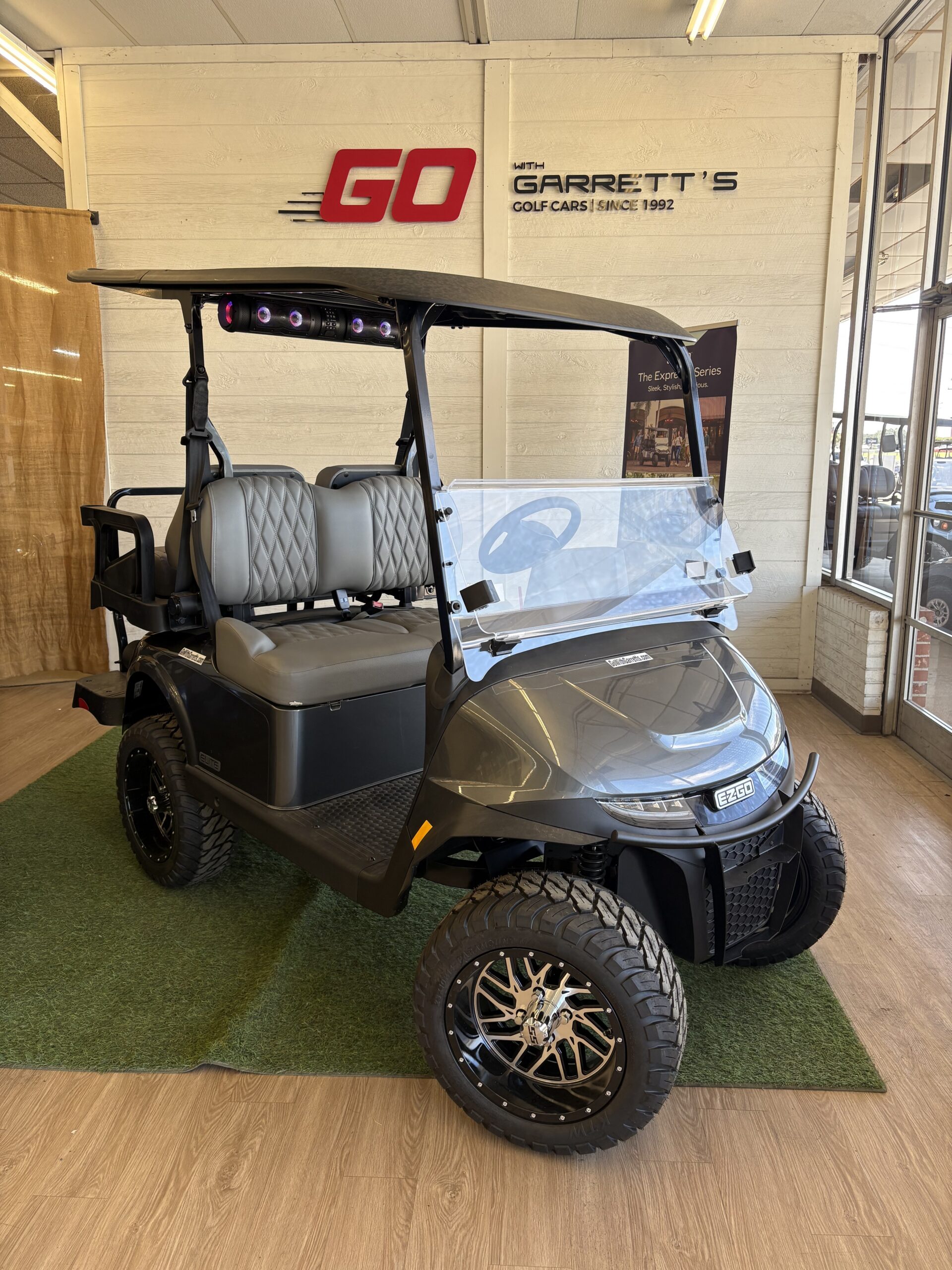 New E-Z-GO Charcoal Grey RXV ELiTE Lithium Battery