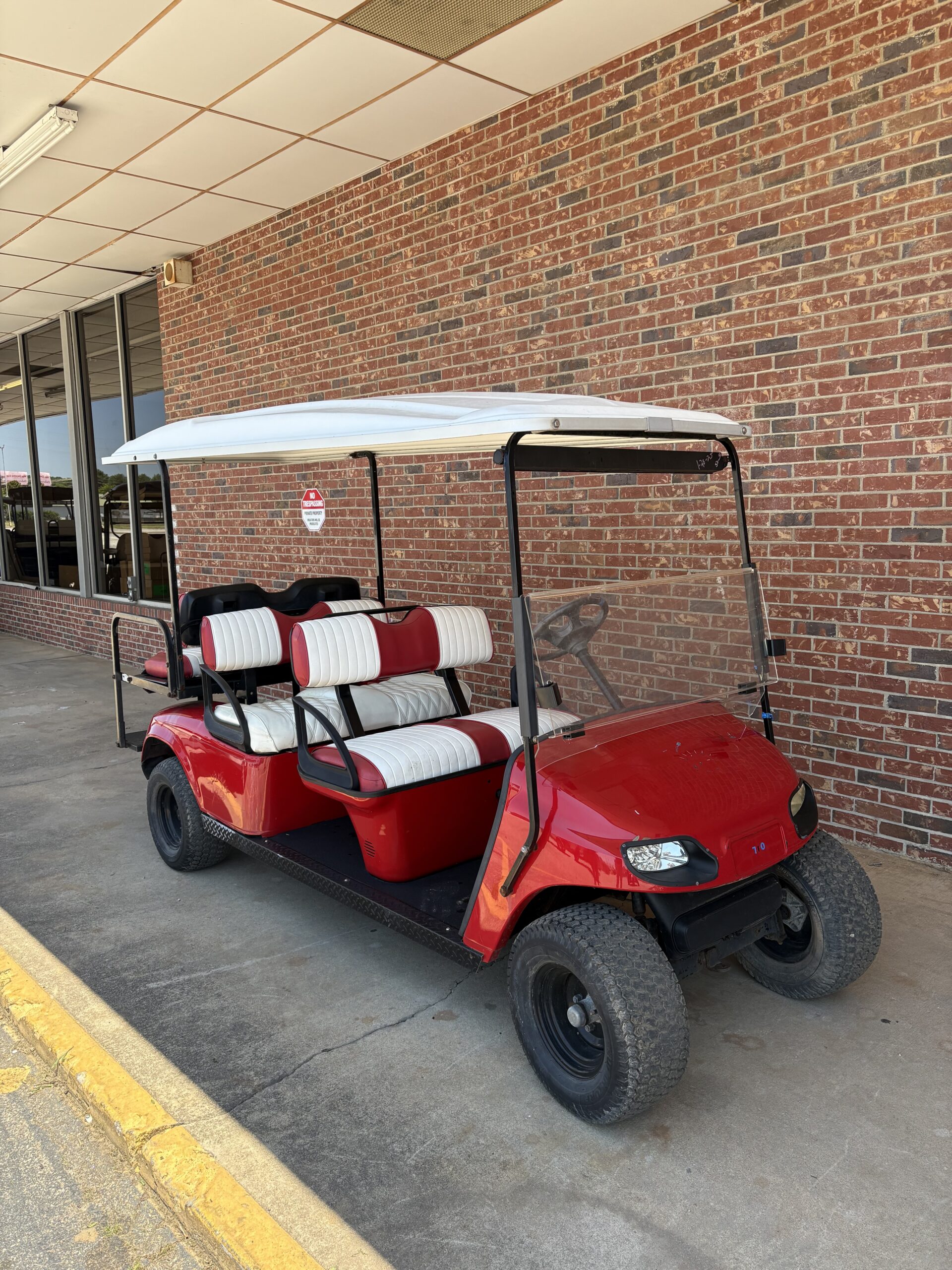 #311 - Red E-Z-GO 6-Passenger Gas Limo