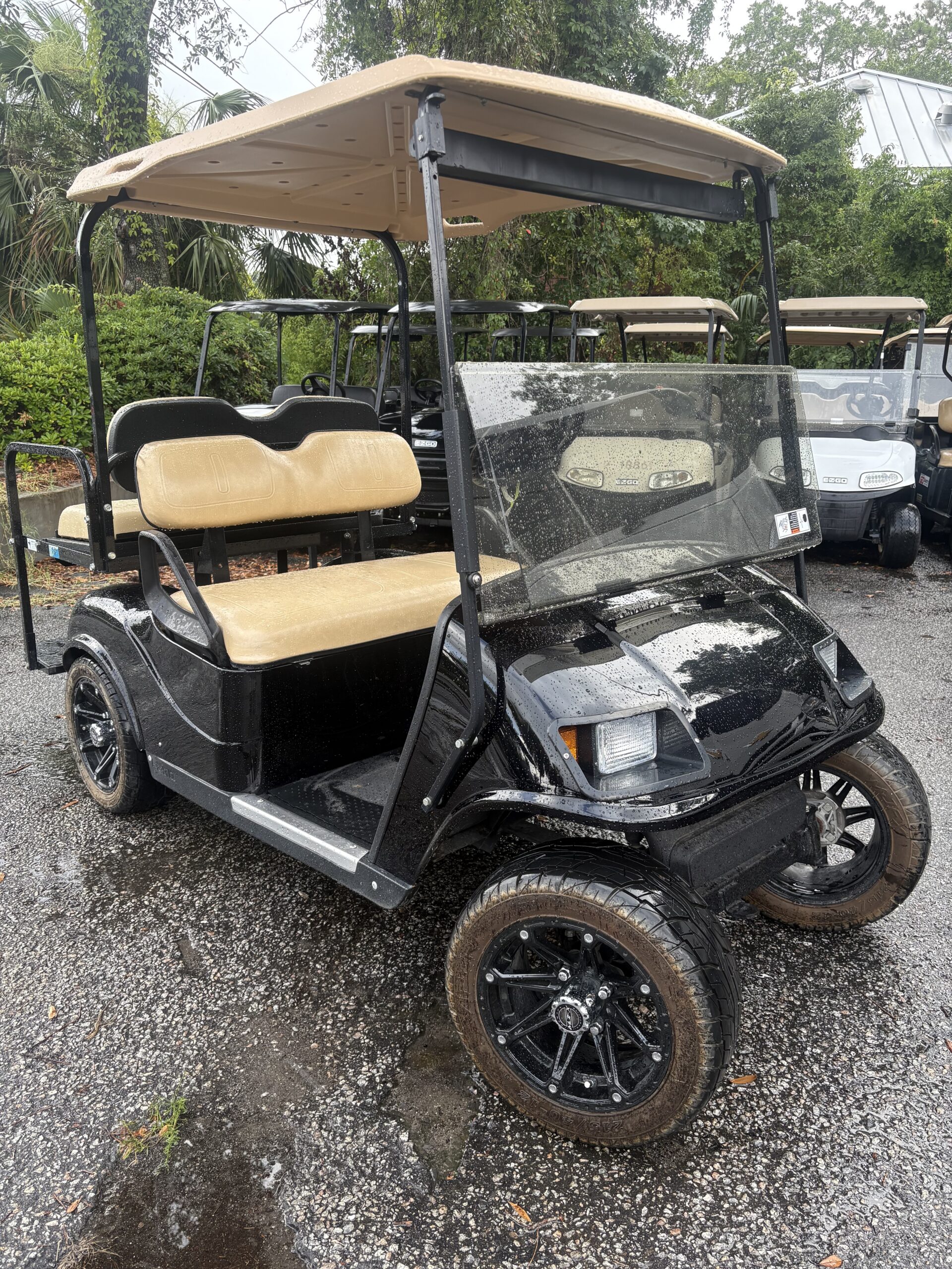E-Z-GO TXT ELiTE Lithium – Black Custom