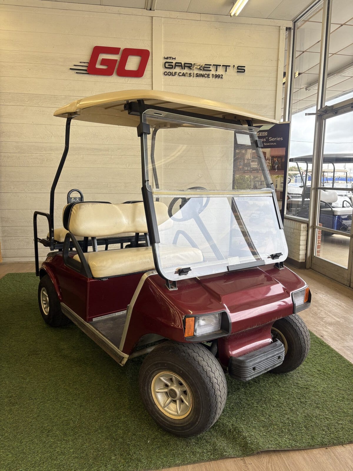 #308 - Club Car DS Electric Metallic Burgundy