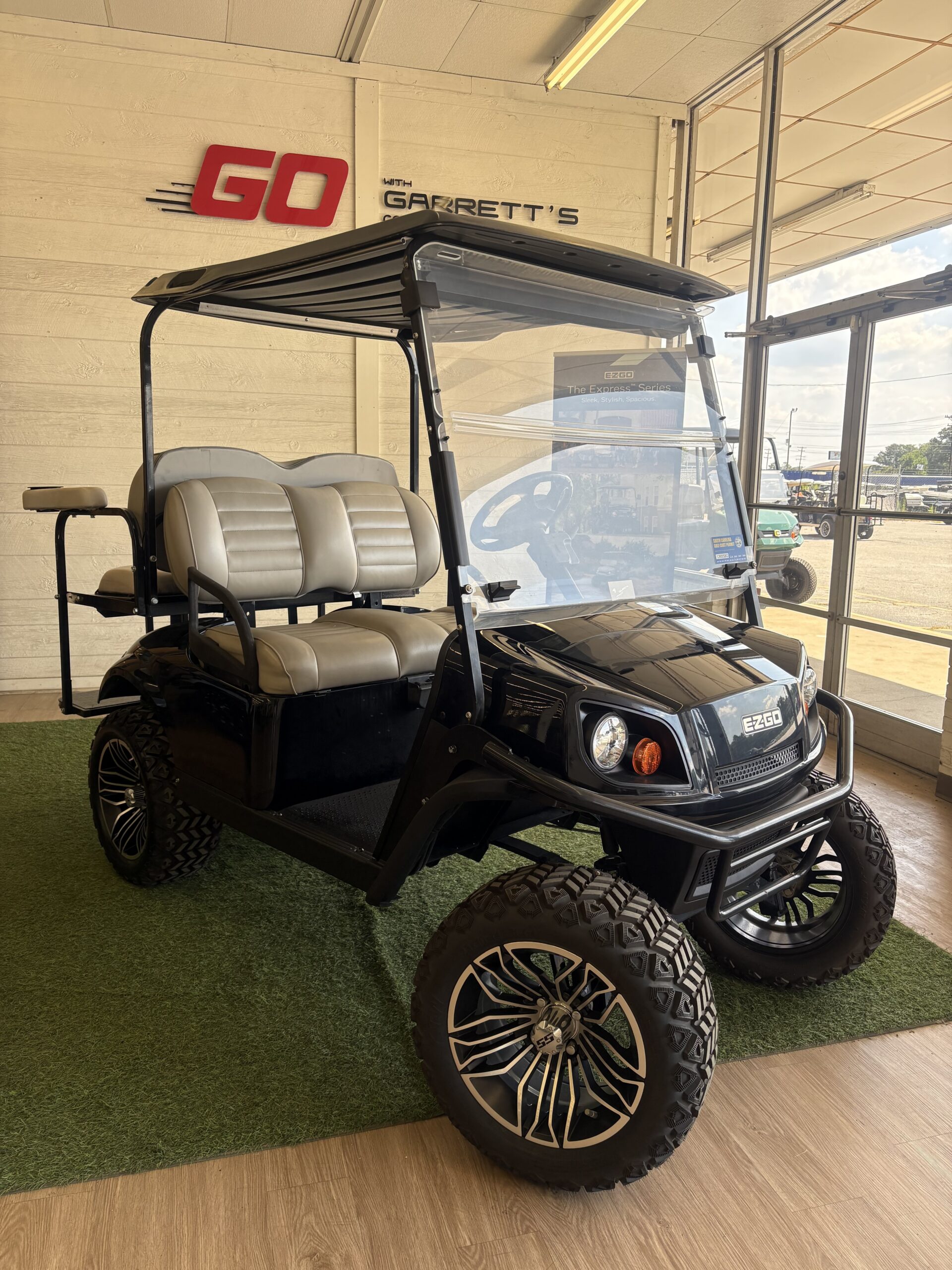 #308 - Black 2021 E-Z-GO Express S4 48V